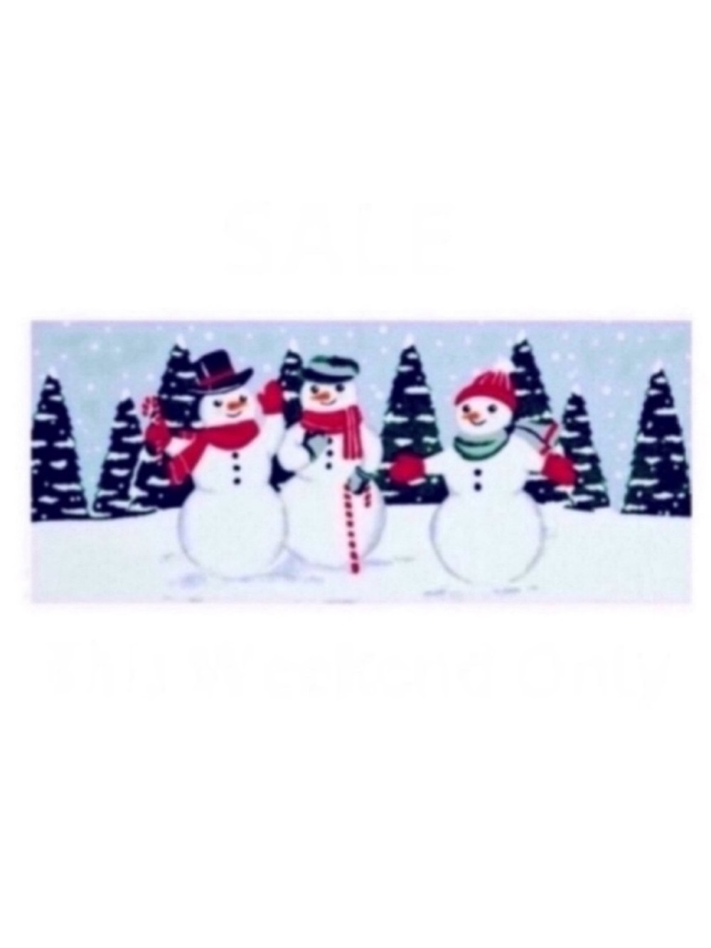 New St Nicholas Square Snowman Rug